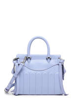 Small Leather Rodéo Carryall Lancel Blue rodeo A12338