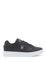 Sneakers In Leather Tommy hilfiger women 6854BDS