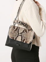 Top Handle M Ninon Python Lancel Multicolor ninon A09370-vue-porte