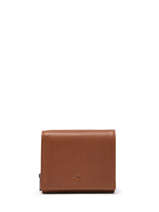 Coin Purse With Card Holder Leather Katana Brown marina 753108B-vue-porte