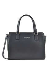 Sac Trap�ze Smooth Cuir Lancaster Noir smooth 3