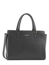 Sac Trapze Smooth Cuir Lancaster Noir smooth 4