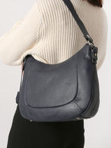 Hobo Bag Confort Leather Hexagona Blue confort 464779-vue-porte