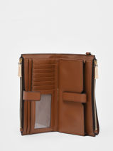 Leather Jetset Logo Wallet Michael kors Brown jet set F1GJ6W4B-vue-porte