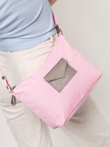 Smart Crossbody Bag Lancaster Pink smart kba 28-vue-porte