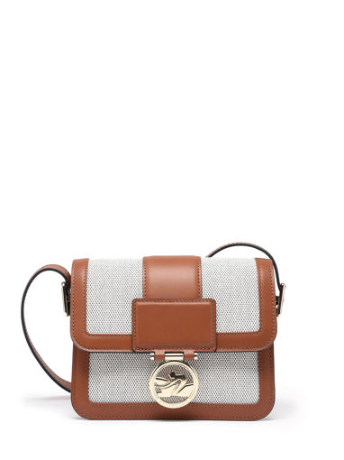 Longchamp Box-trot toile Messenger bag Brown