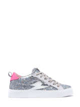 Sneakers Viken In Leather Semerdjian Silver women VIKE9585