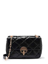 Large Quilted Leather Moon Shoulder Bag Vanessa bruno Black moon 84V40329
