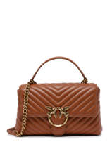Schoudertas Love Bag Quilt Leather Pinko Brown love bag quilt A0GK