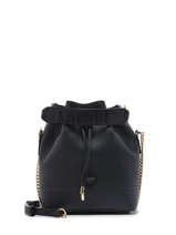 Small Leather Bucket Bag Ninon Lancel Black ninon A10922