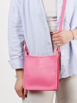 Longchamp Le foulonnÃ© Messenger bag Pink-vue-porte