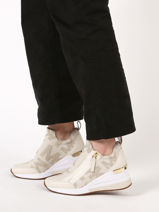 Sneakers Willis Wedge Michael kors Gold women S2WIFS4D-vue-porte