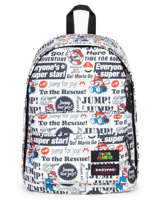 1 Compartment  Backpack  With 13" Laptop Sleeve Eastpak Multicolor mario K767MAR-vue-porte