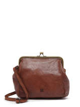 Cross Body Tas Heritage Leather Biba Brown heritage BT22