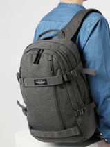 2-compartment Backpack With 15" Laptop Sleeve Eastpak Gray core series EK0A5BC6-vue-porte