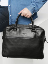 Business Bag Lancaster Black soft vintage homme 31-vue-porte