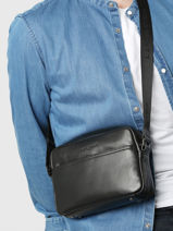 Crossbody Bag Lancaster Black soft vintage homme 33-vue-porte