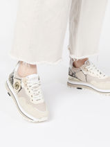 Sneakers Maxi Wonder 01 Liu jo Gold women BA3013EX-vue-porte