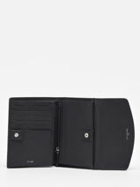 Compact Leather Sophie Wallet Le tanneur Black sophie TSOP3310-vue-porte