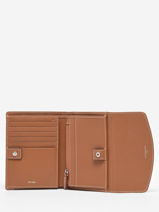 Compact Leather Sophie Wallet Le tanneur Brown sophie TSOP3310-vue-porte