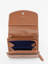 Compact Leather Sophie Wallet Le tanneur Black sophie TSOP3300-vue-porte