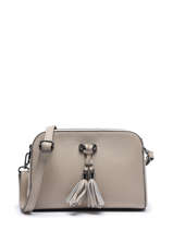 Leather Caviar Crossbody Bag Milano Beige caviar CA21101