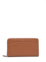 Leather Continental Wallet Sophie Le tanneur Brown sophie TSOP3600