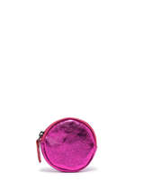 Coin Purse Leather Milano Pink nine NI21127N-vue-porte