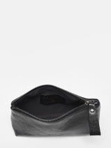 Trousse Zippe Nine Cuir Milano Noir nine NI22114N-vue-porte