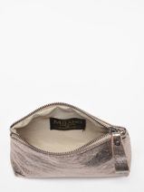 Zipped Leather Nine Pouch Milano Red nine NI22114N-vue-porte