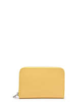 Coin Purse With Card Holder Leather Milano Yellow mirage MI19043A