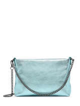 Shoulder Bag Nine Leather Milano Blue nine NI22041N-vue-porte