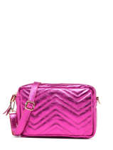 Shoulder Bag Nine Leather Milano Pink nine NI1911LN-vue-porte