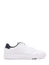 Sneakers In Leather Tommy hilfiger White men 4487YBS