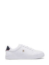 Sneakers In Leather Tommy hilfiger White women 69650K9