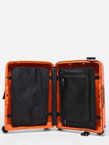 Cabin Luggage Samsonite Orange magnum eco 24204-28-vue-porte