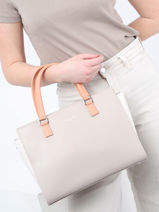 Trapeze Smooth Leather Lancaster Beige smooth 4-vue-porte
