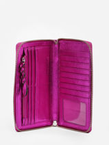 Leather Charlotte Ultraviolet Wallet Paul marius Pink ultraviolet UV-vue-porte