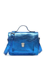 Crossbody Bag Ultraviolet Leather Paul marius Blue ultraviolet UV