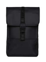 1 Compartment  Backpack  With 13" Laptop Sleeve Rains Black boston 13780