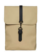 1 Compartment  Backpack  With 13" Laptop Sleeve Rains Beige boston 13400