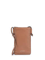 Leather Tradition Phone Pouch Etrier Brown tradition EHER025M