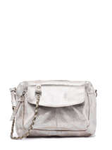 Shoulder Bag Naina Leather Pieces Silver naina 17087872
