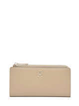 Portefeuille Tommy hilfiger Beige tommy life AW14643