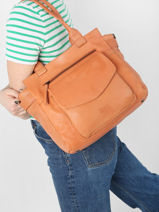 Shoulder Bag Smart Basilic pepper Orange smart BSMA04-vue-porte