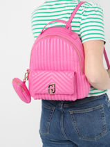 Backpack Achala Liu jo Pink achala AA3230-vue-porte