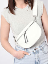 Belt Bag Miniprix White grained F3645-vue-porte