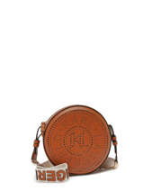 Crossbody Bag K Circle Leather Karl lagerfeld Brown k circle 231W3054