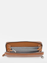 Zip Wallet Grained Miniprix Brown grained H1689-vue-porte
