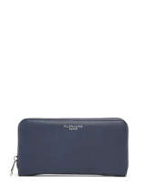 Zip Wallet Classic Miniprix Blue grained H1689